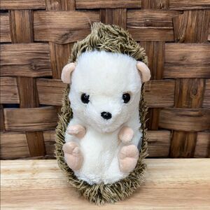 Hallmark Plush Hedgehog Toy - Cream and Brown